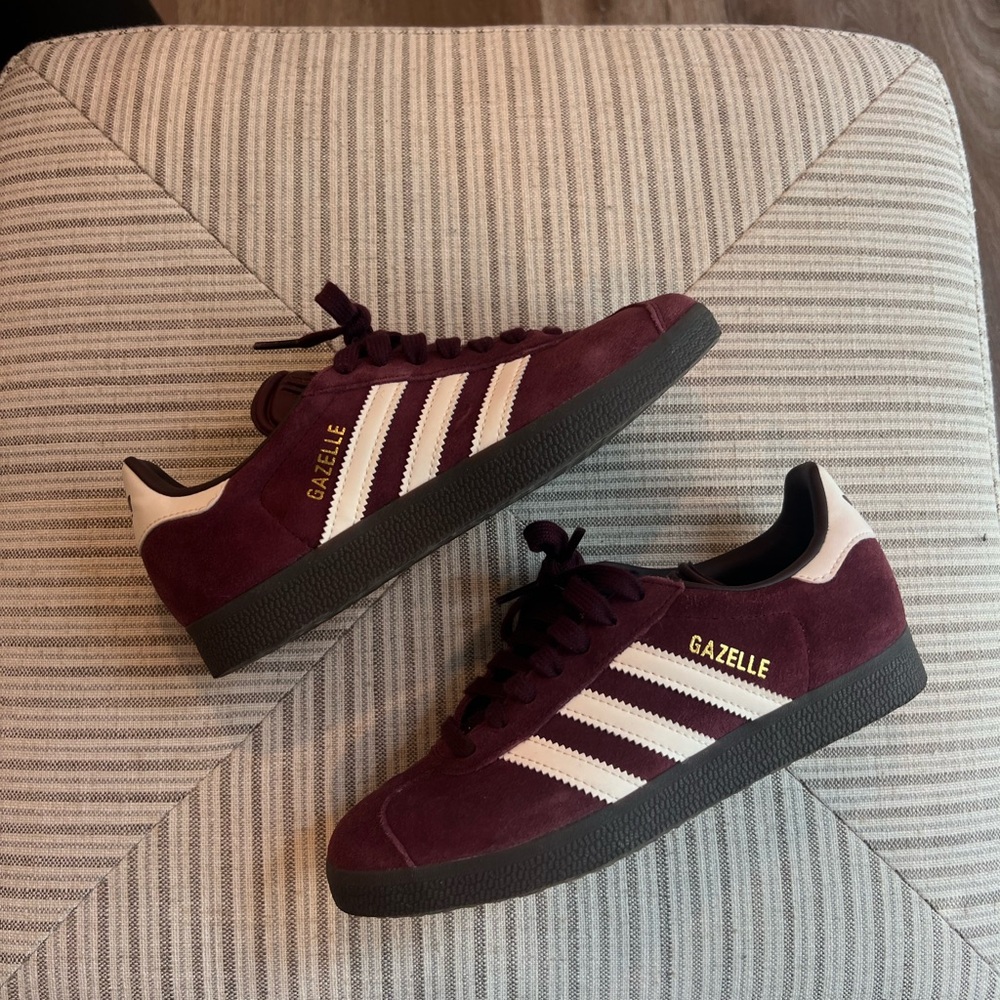 Adidas Gazelle Burgundy Sneakers